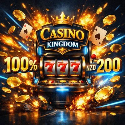 Casino Kingdom welcome bonus up to NZD 200