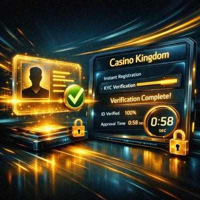 Fast registration at Casino Kingdom